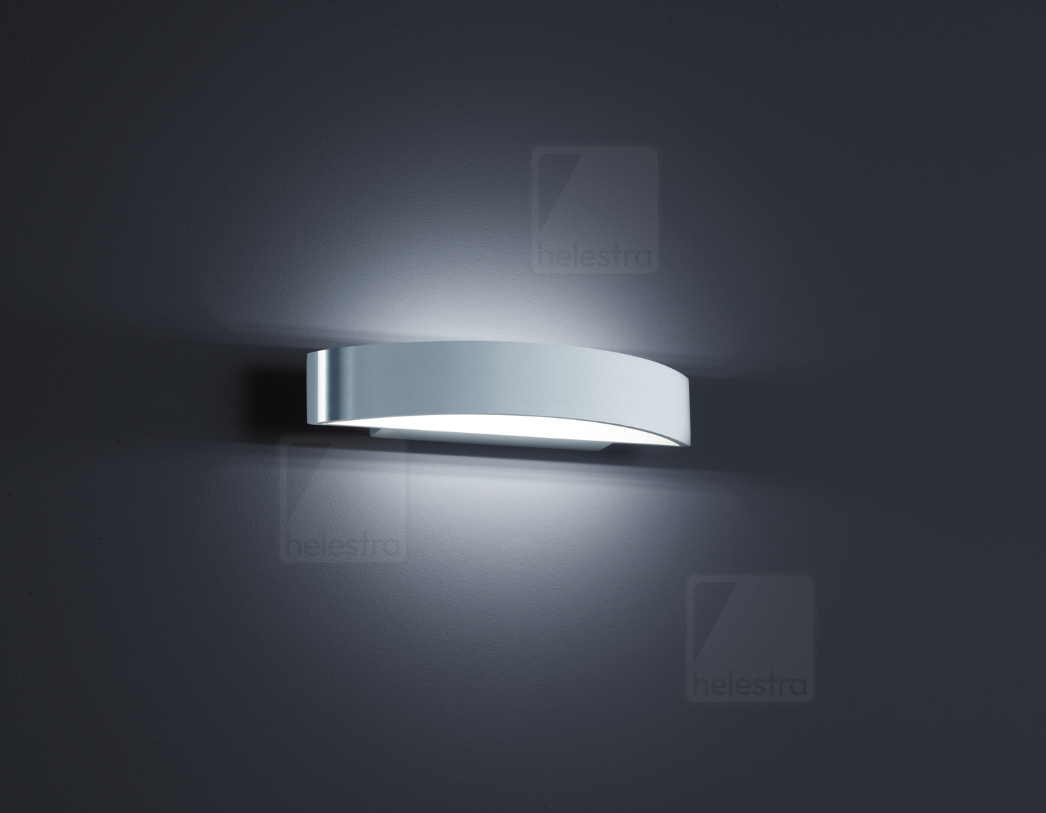 Helestra YONA  lampada a parete alluminio alluminio lucido - bianco opaco