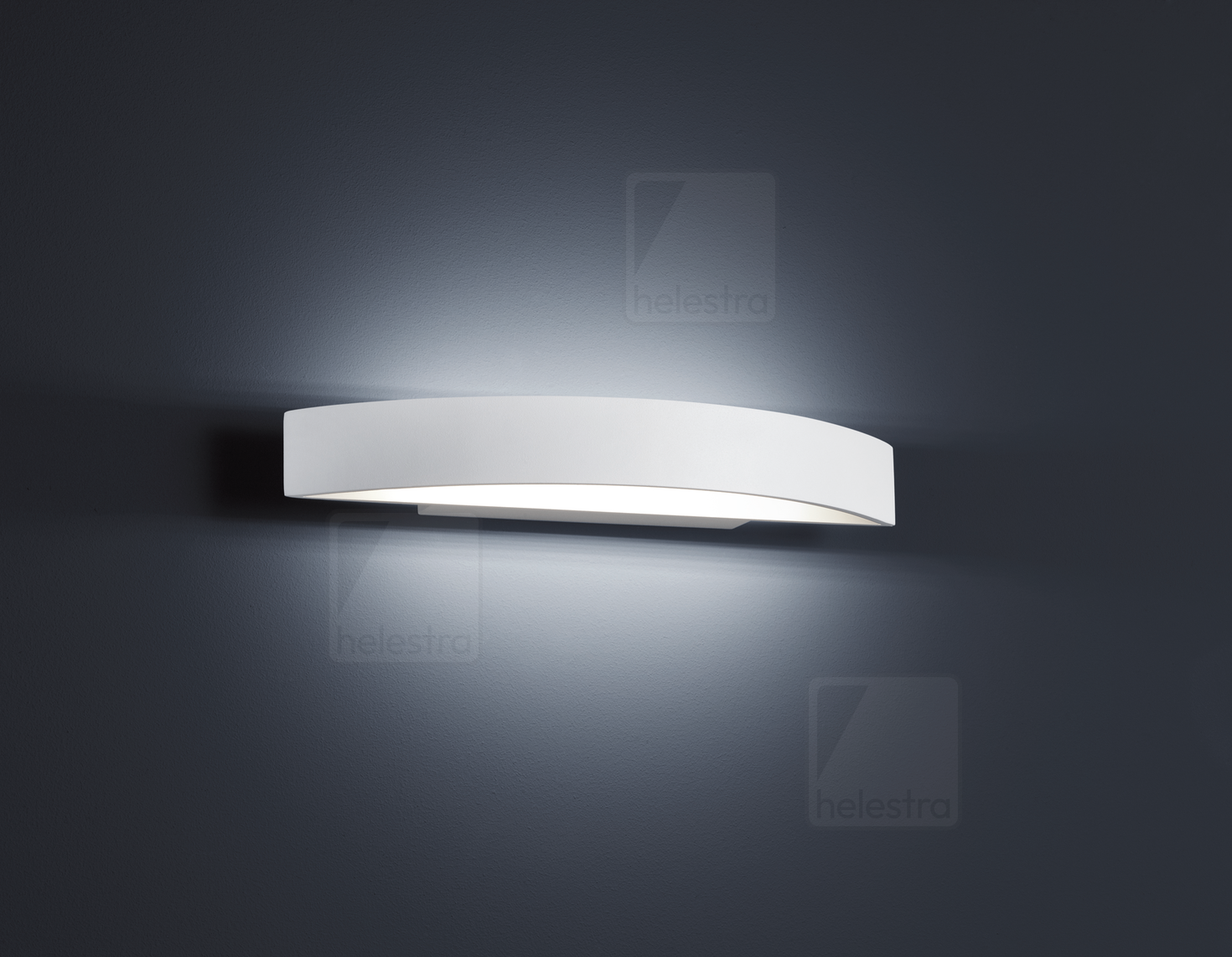 Helestra YONA  lampada a parete alluminio bianco opaco