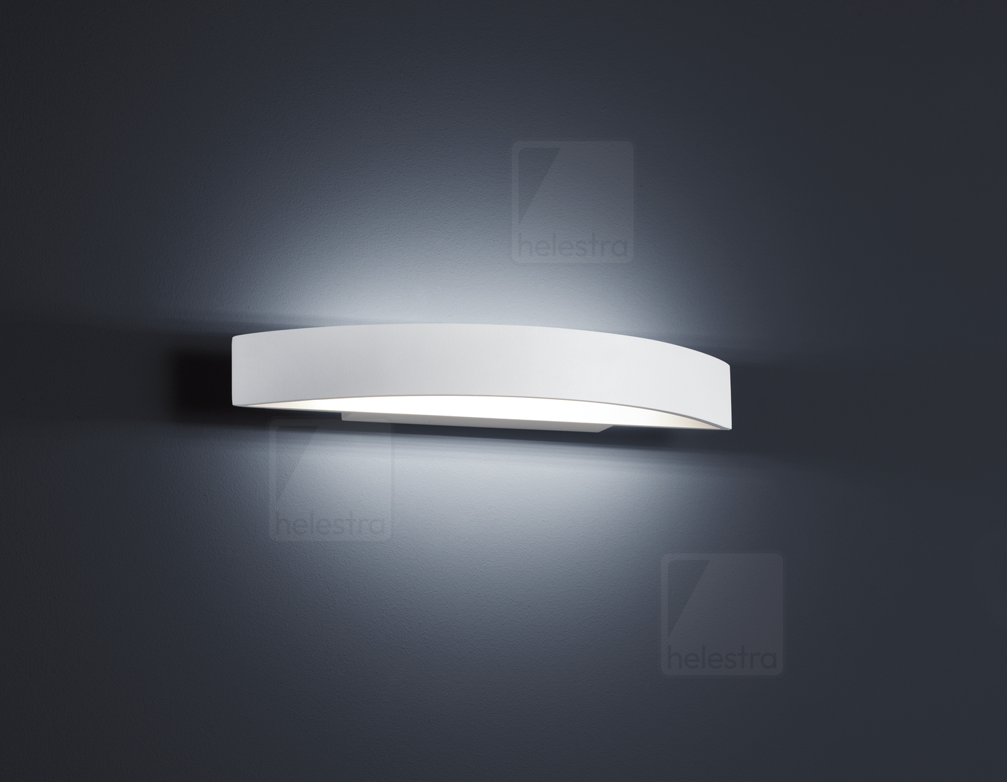 Helestra YONA  wall luminaire aluminium mat white