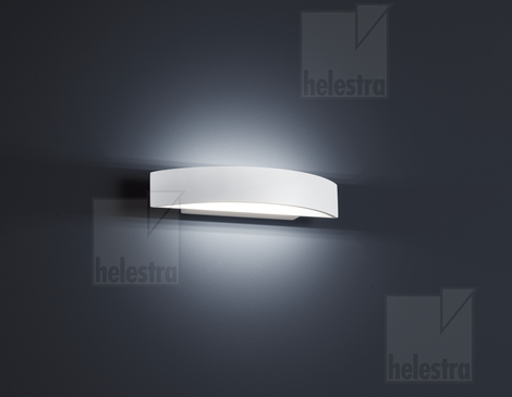 Helestra YONA  applique aluminium blanc mat