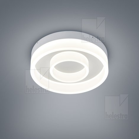 Helestra LIV  Plafonnier Acier blanc mat