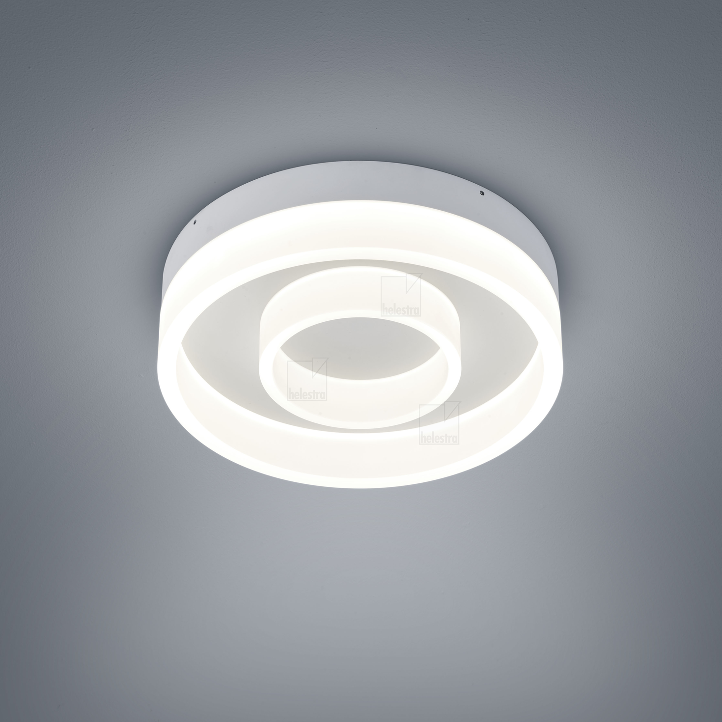 Helestra LIV  Plafonnier Acier blanc mat