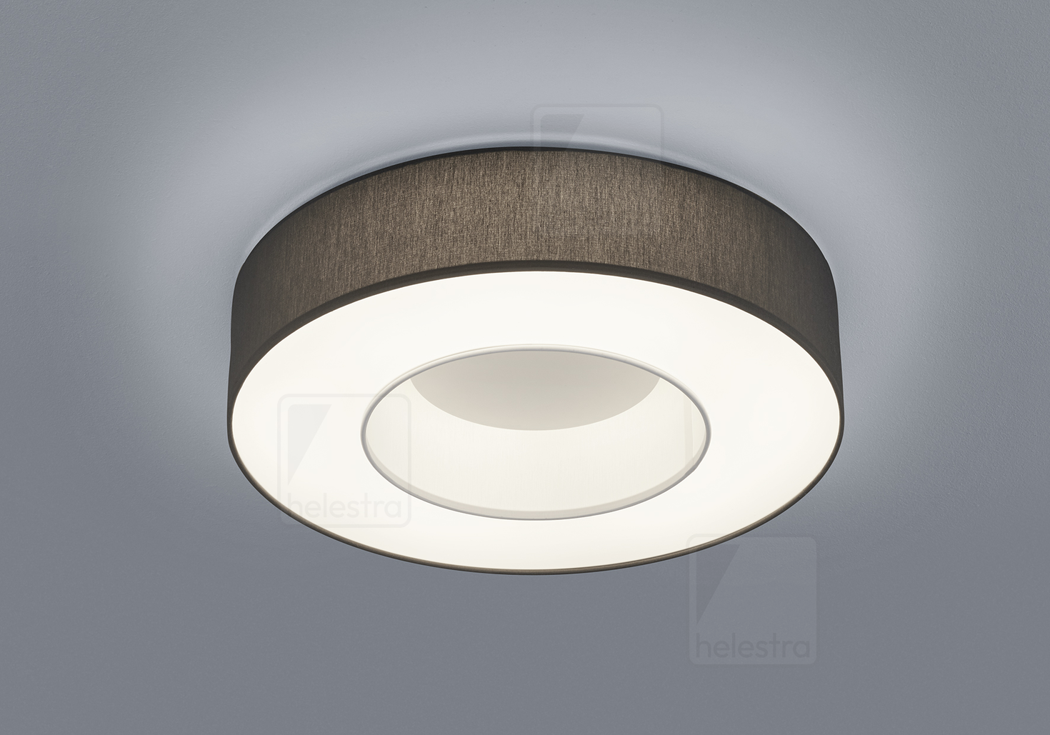 Helestra LOMO  Plafonnier Acier blanc mat