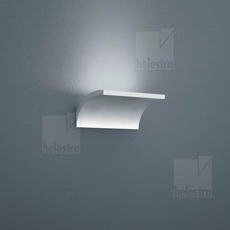 Helestra ADEO  lampada a parete alluminio nickel opaco