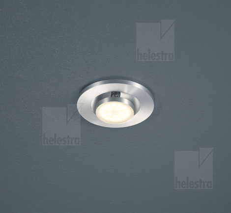 Helestra ONTO  recessed ceiling luminaire wall-recessed luminaire  aluminium mat