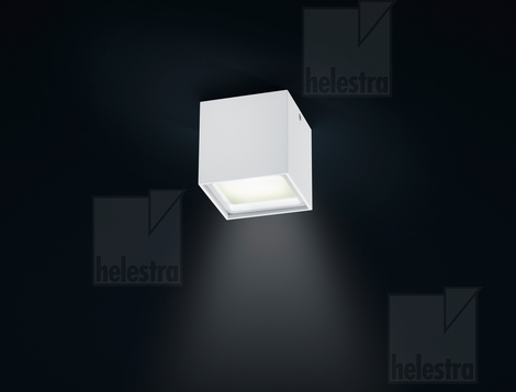 Helestra SIRI-LED  Deckenleuchte Aluminium mattweiß
