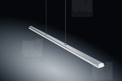 Helestra VENTA  Pendelleuchte Aluminium mattnickel