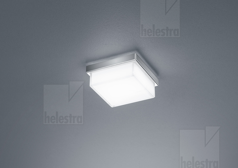 Helestra COSI wall/ceiling-luminaire steel nickel mat