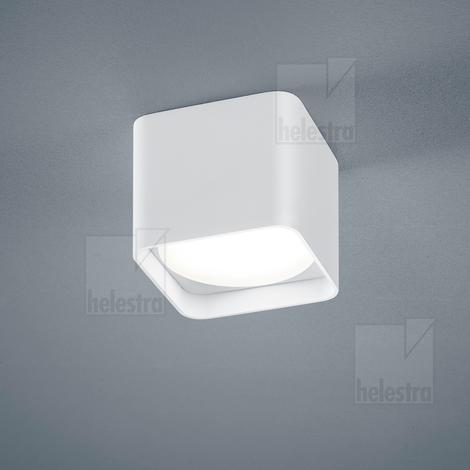 Helestra DORA  ceiling luminaire aluminium mat white