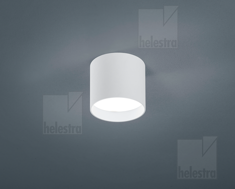 Helestra DORA  ceiling luminaire aluminium mat white
