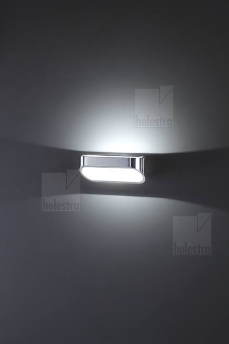 Helestra ONNO  lampada a parete alluminio alluminio lucido - bianco opaco