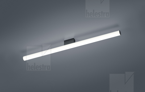 Helestra LOOM  wall luminaire aluminium mat black