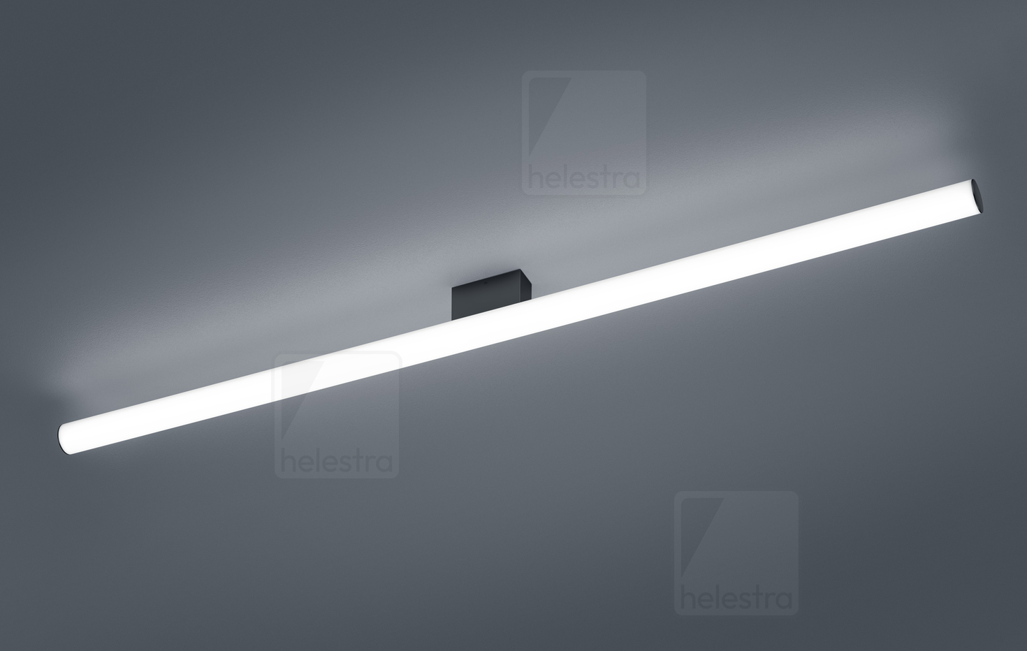 Helestra LOOM  wall luminaire aluminium mat black