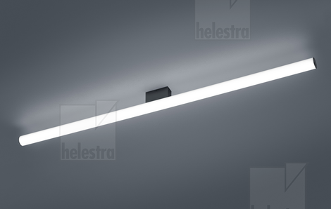 Helestra LOOM  wall luminaire aluminium mat black