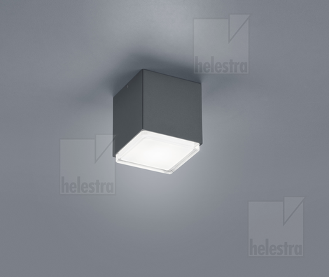 Helestra ISY  Deckenleuchte Aluminium graphit