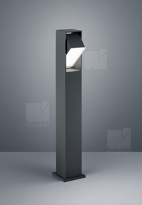 Helestra ISY  borne lumineuse aluminium graphite