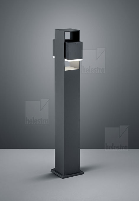 Helestra ISY  bollard luminaire aluminium graphite