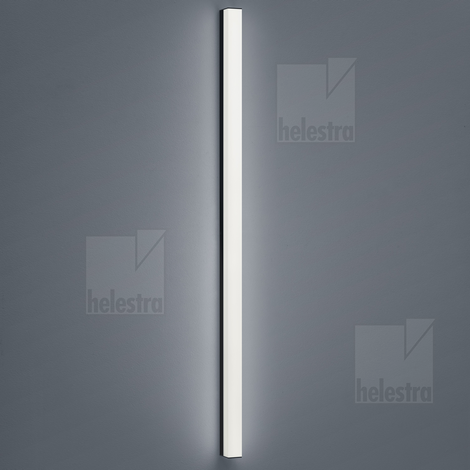 Helestra LADO Wand-/Deckenleuchte Aluminium mattschwarz