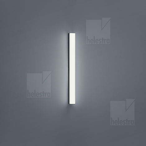 Helestra LADO Wand-/Deckenleuchte Aluminium mattschwarz