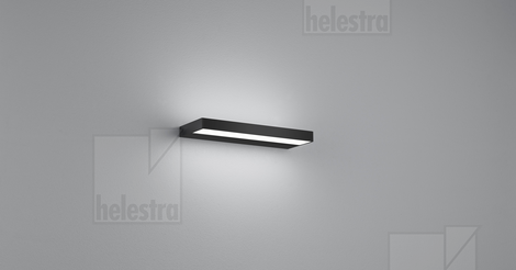 Helestra SLATE  Wandleuchte Aluminium mattschwarz