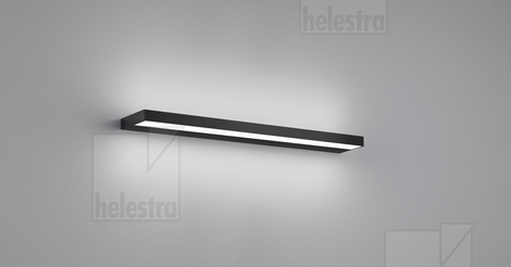 Helestra SLATE  Wandleuchte Aluminium mattschwarz