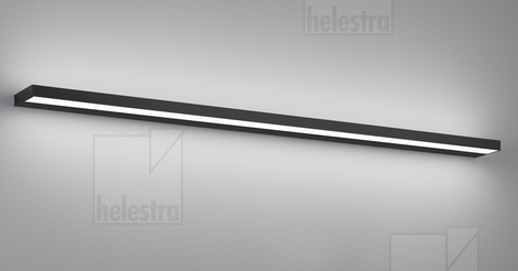 Helestra SLATE  Wandleuchte Aluminium mattschwarz