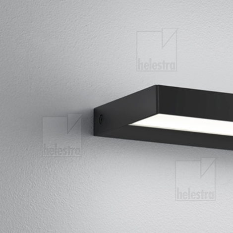 Helestra SLATE  wall luminaire aluminium mat black