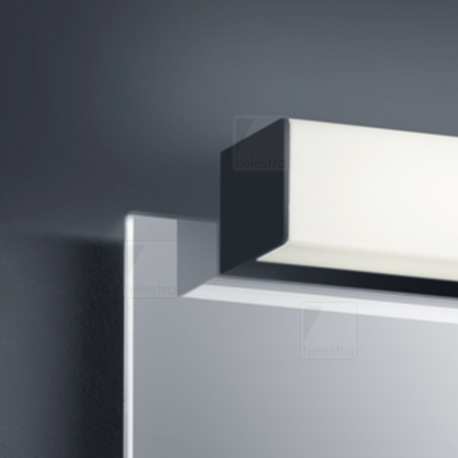 Helestra LADO  lampada a parete lampada soffitto alluminio nero opaco