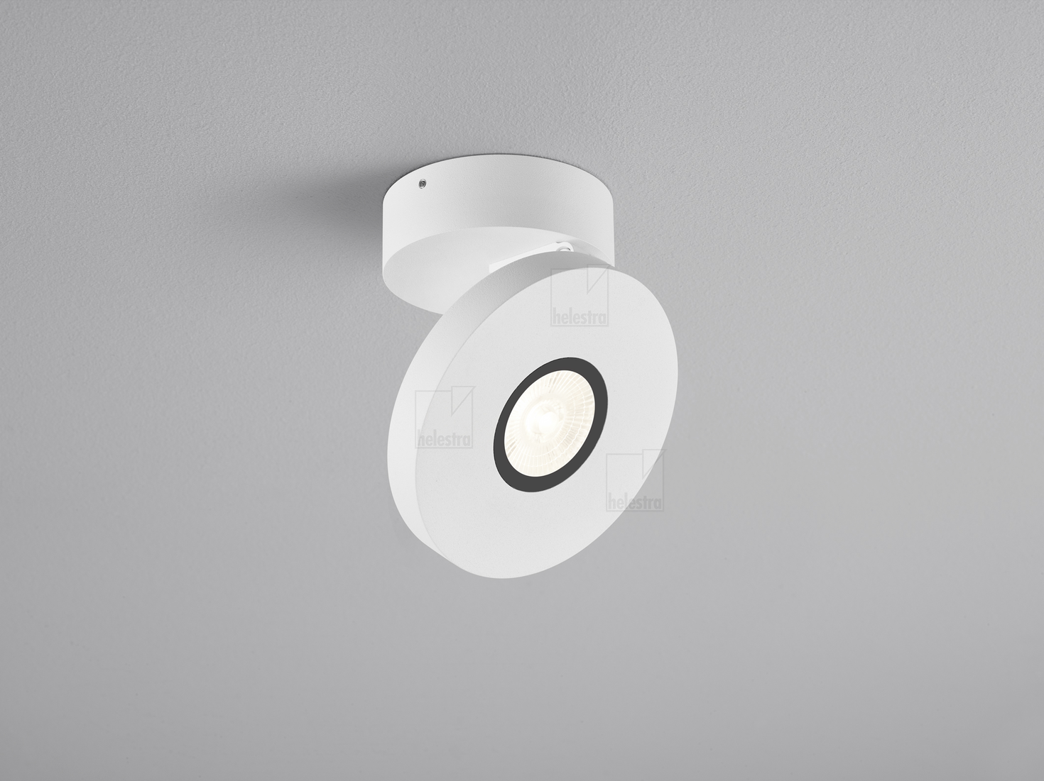 Helestra GOTO  lampada soffitto alluminio bianco opaco
