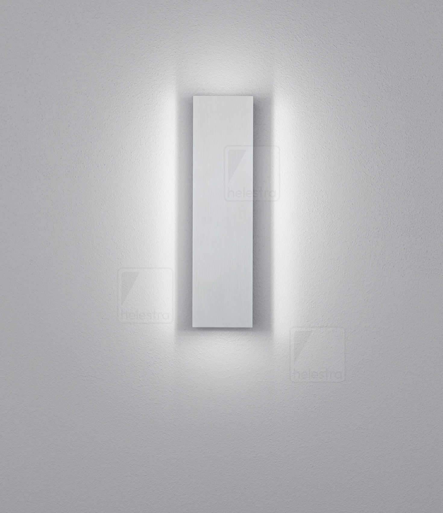 Helestra DEX  wall luminaire steel aluminium polished - mat white