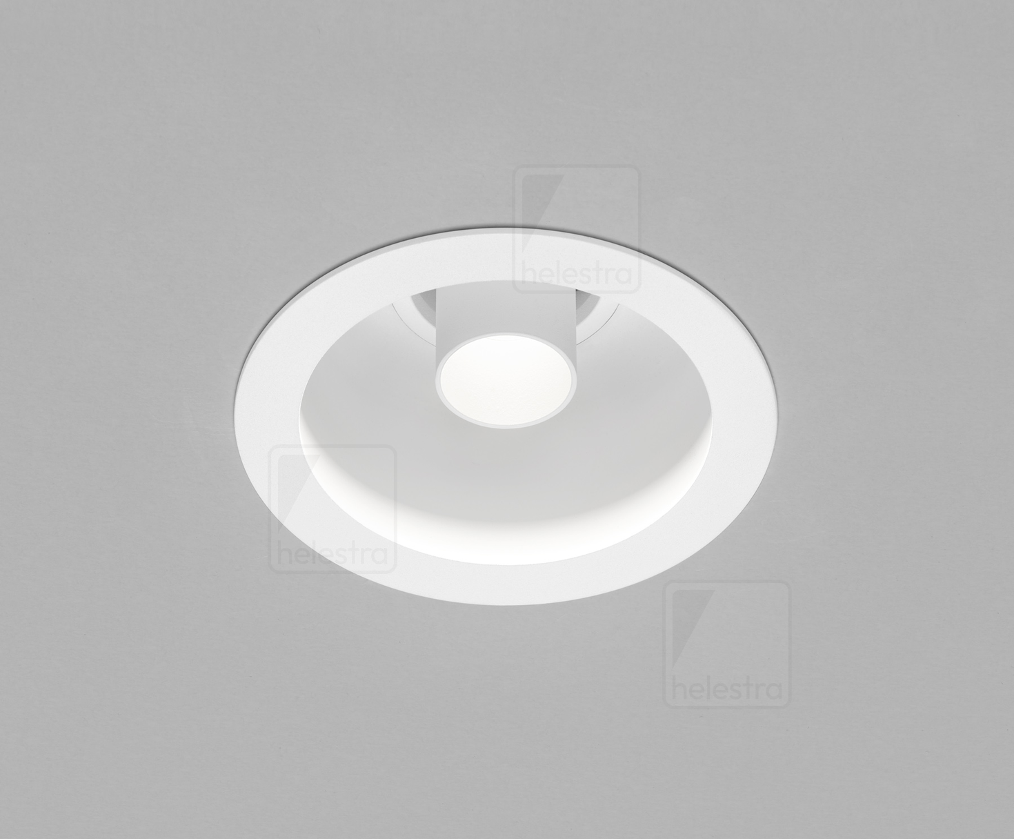 Helestra RUN  recessed ceiling luminaire  white - white