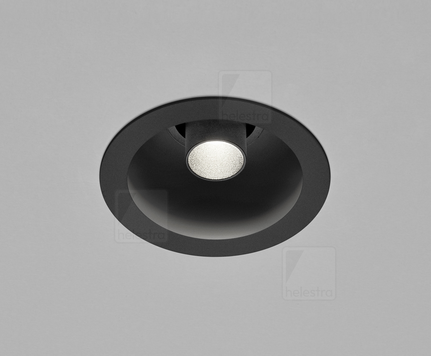 Helestra RUN  recessed ceiling luminaire  black - black