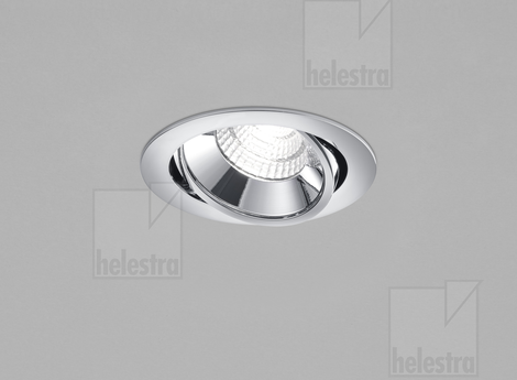 Helestra SID  Decken-Einbauleuchte Aluminium chrom
