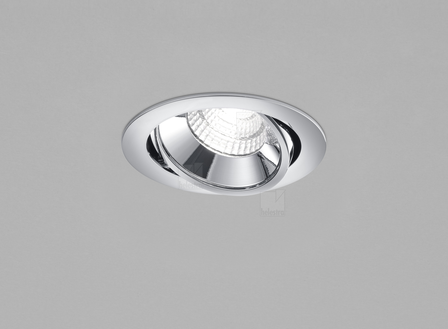 Helestra SID  recessed ceiling luminaire aluminium chrome