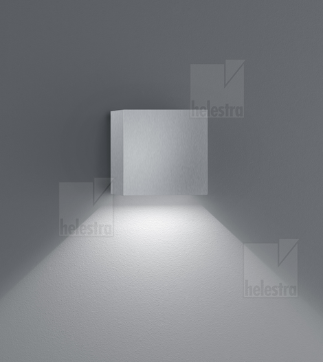 Helestra SIRI44  wall luminaire aluminium nickel mat