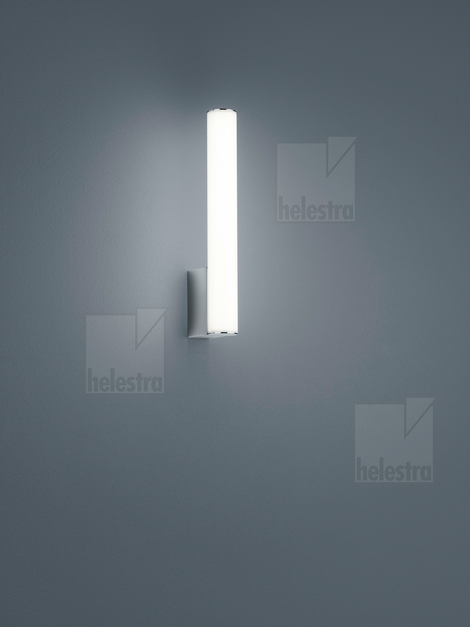 Helestra LOOM  lampada a parete alluminio cromato