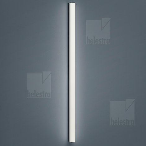 Helestra LADO Wand-/Deckenleuchte Aluminium mattschwarz