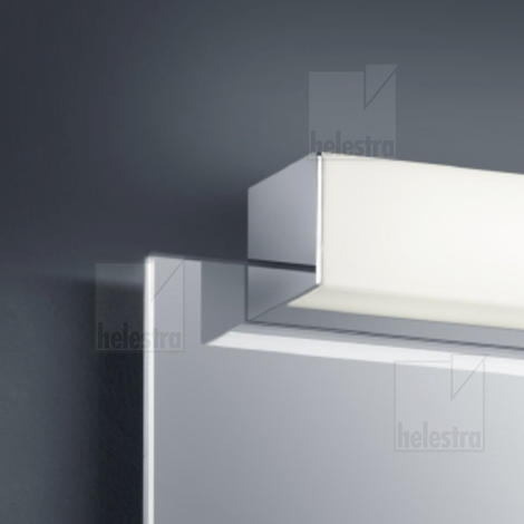 Helestra LADO Wand-/Deckenleuchte Aluminium chrom