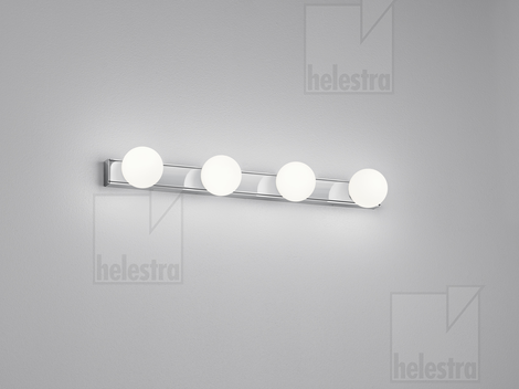Helestra LIS Wand-/Deckenleuchte  chrom