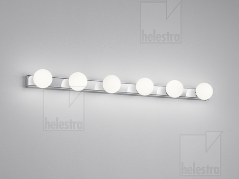 Helestra LIS Wand-/Deckenleuchte  chrom