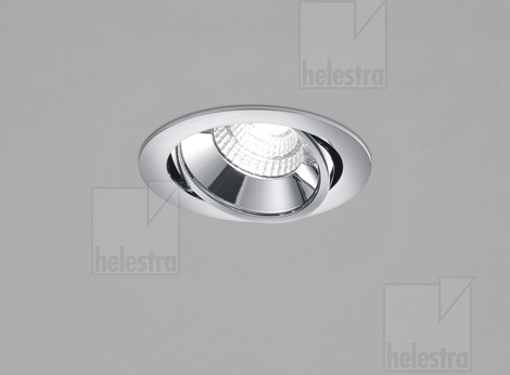 Helestra SID  lampada ad incasso per soffitto alluminio cromato