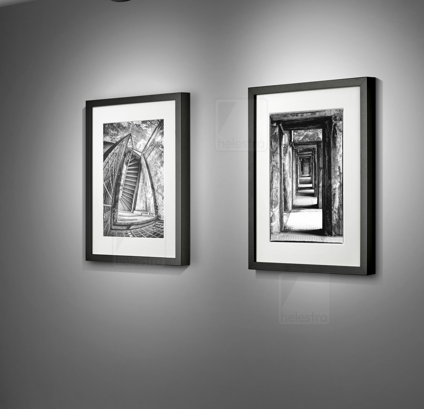 Helestra PONT  Plafonnier aluminium blanc mat