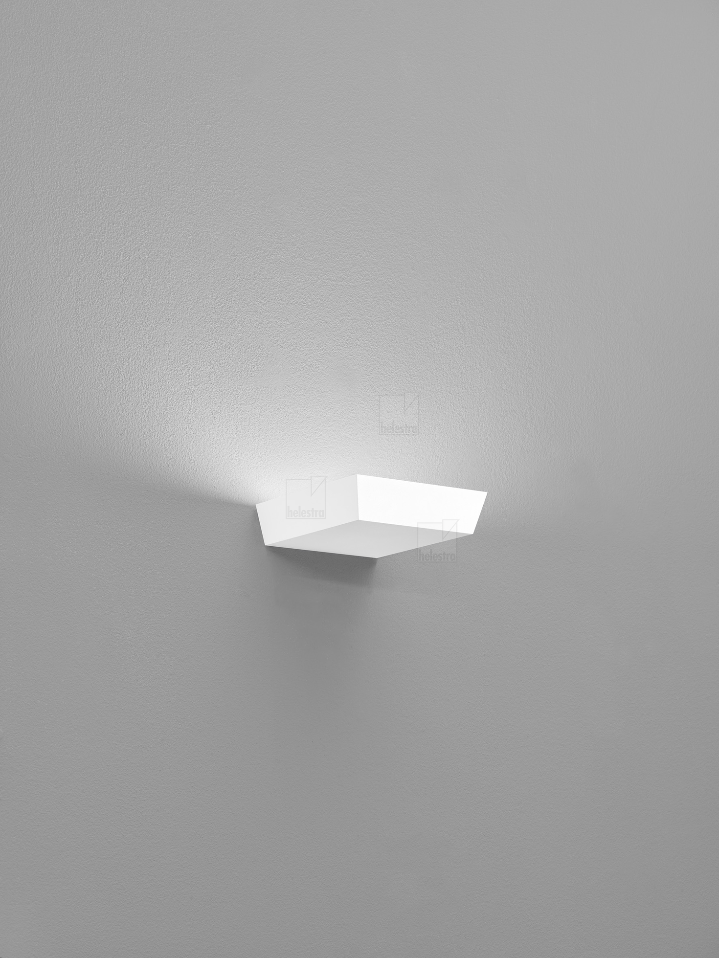 Helestra COR  applique aluminium blanc mat