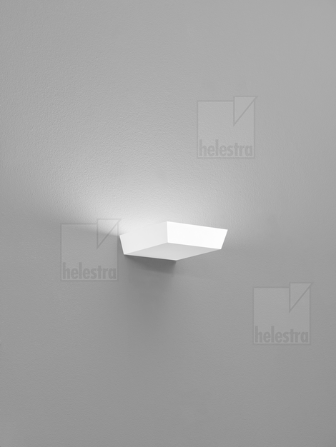 Helestra COR  Wandleuchte Aluminium mattweiß