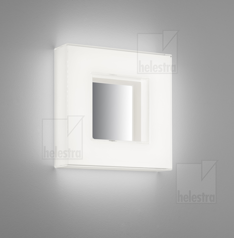 Helestra COSI wall/ceiling-luminaire steel chrome