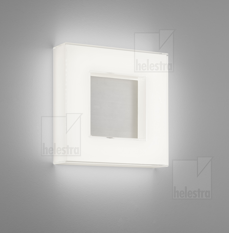 Helestra COSI wall/ceiling-luminaire steel nickel mat