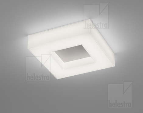 Helestra COSI wall/ceiling-luminaire steel nickel mat