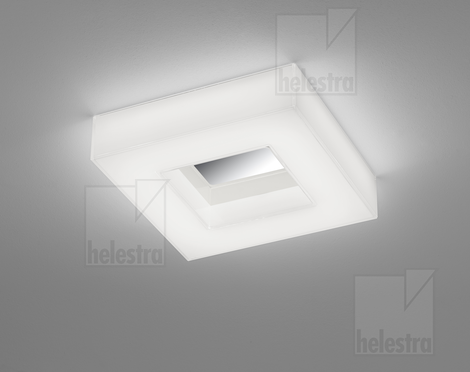 Helestra COSI wall/ceiling-luminaire steel chrome