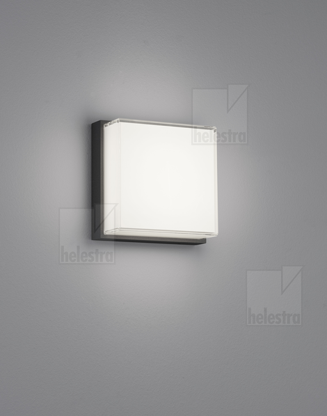Helestra GLAN  Wandleuchte Aluminium-Guss graphit