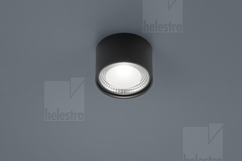 Helestra KARI  Plafonnier Acier noir mat